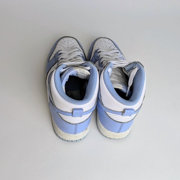 Nike Dunk High Aluminium University Light Blue Woman size :6.5 - Picture 7 of 8